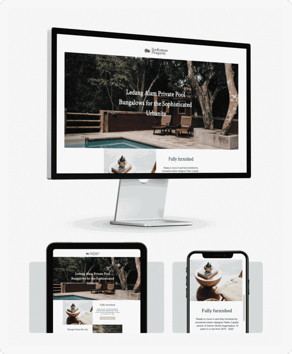 An email campaign composed in MHub CRM and sent to a segmented buyer list.